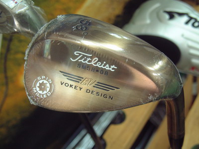 Wedge Titleist Vokey Design Spin Milled Oil Can Dynamic Gold
